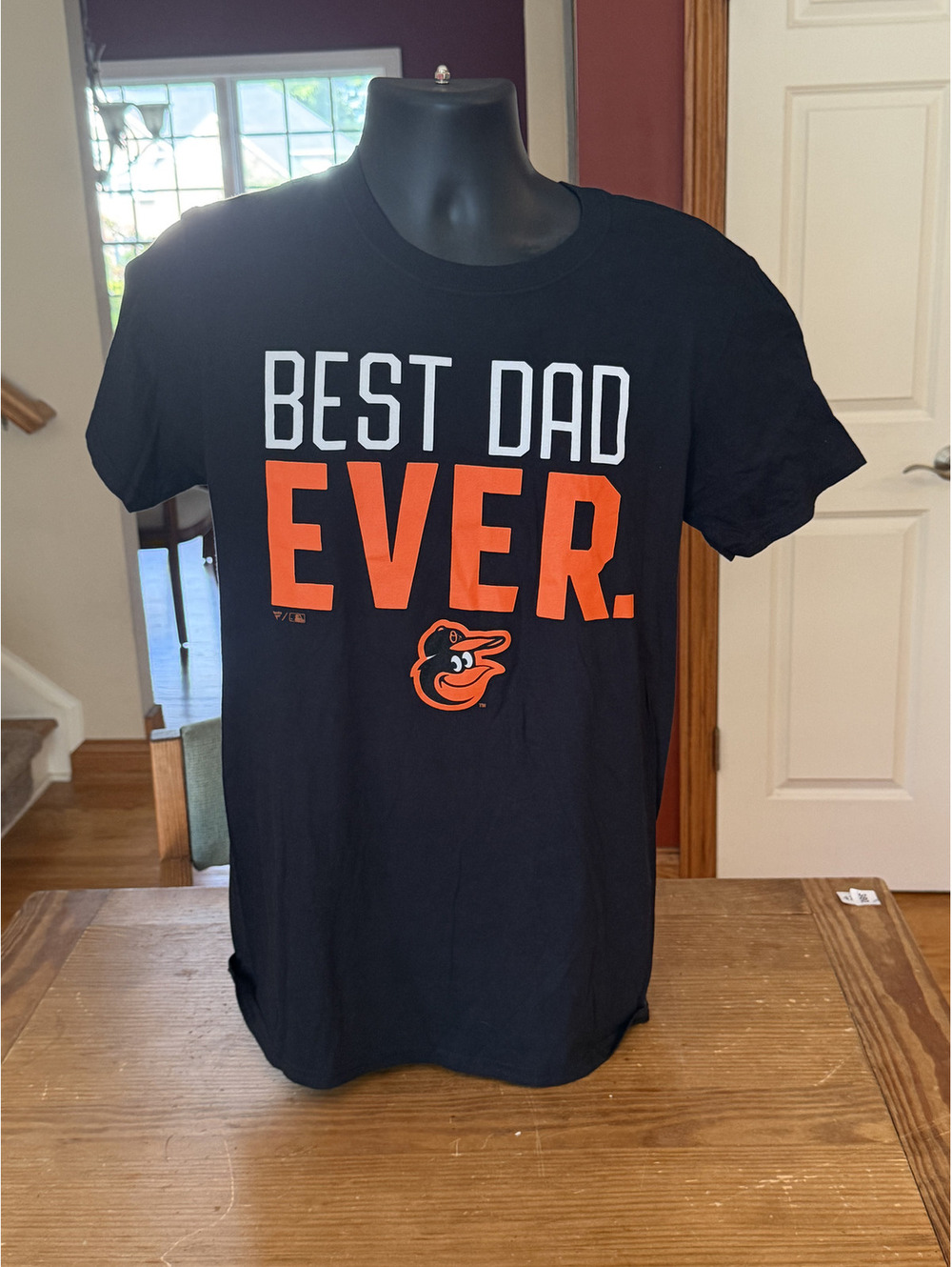 Fanatics Best Dad Ever Baltimore Orioles Black Shirt Medium